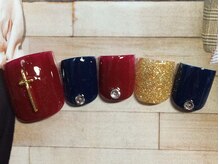 ネイルサロン リリオ(Nail Salon Ririo)/クロスパーツフットネイル