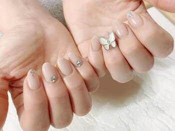 08ネイル(08 nail&school)/バタフライネイル☆