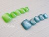 【フット】奥行マグネットネイル ￥7700 (フットネイル/パラジェル)