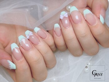 ネイルサロン グレイス(Grace)の写真/シンプル/最新トレンド/ナチュラルまで種類豊富な定額ネイルをご用意*丁寧な施術で仕上がり&モチの良さ◎