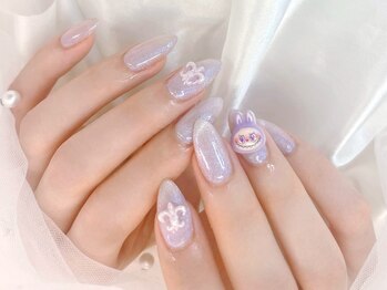 ドルチェネイル(Dolce.Nail)/マグネット×ラブブ×クロム♪