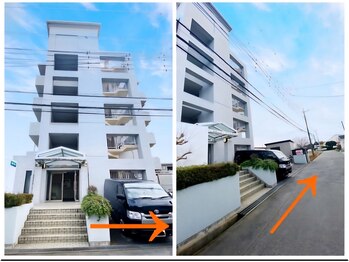 小顔矯正専門サロン キュープ 茨城つくば店(Qpu)/１:当店サロン駐車場ご案内