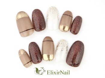 エリクサーネイル 西武新宿(Elixir Nail)/定額a  シンプル/クーポン使用