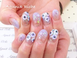 【あじさいネイル】