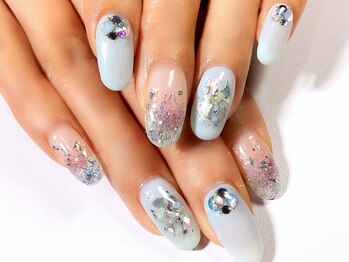 シェル ネイル(Cher nail)/ラメグラ【Cher nail】