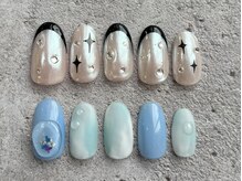 グロウ ネイル(GLOW×NAIL)/アート定額コース　2023年6月