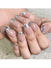 レイネイル レイエステティック 岐阜茜部店(RAY NAIL & RAY ESTHETIC)/ガラスフレンチ