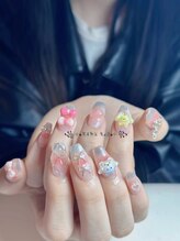 ラムネイル 恵比寿店(RAMU nail)/チップ長さ出し10本やり放題