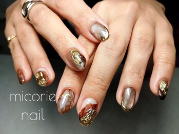 ミコリエネイル(micorie nail)/ブラウンニュアンス♪