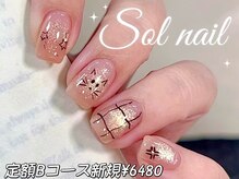 ソルネイル 池袋(Sol Nail)/定額フラッシュマグネットネイル