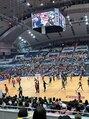 整体華 バレーボール観戦にもいって見てます!
