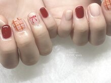 リッシュ トロワ(RICHE trois)/ボルドー×チェック