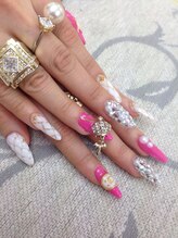 エムアイネイル(MI nail)/スカルプアートつけ放題¥12300