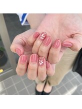 ミントリーフ バイ リート(Mint leaf by Reat)/シェルフラワーネイル