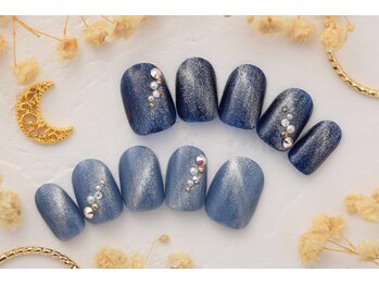 ネイルサロンプリッシュ 横浜店(prish)/2月号 6000円 マグネットネイル