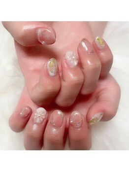 ニュアンス×ぷっくりお花