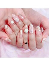 スウィートアロマネイル 恵比寿(Sweet Aroma NaiL)/ブライダル＋レース＋ローズ