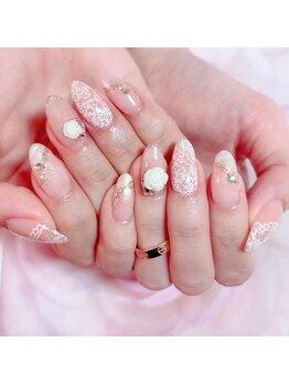 ブライダル＋レース＋ローズ