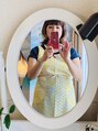 ココムーン(KoKo moon) 頂いた手作りのエプロンを着用し、手の平に心を込めお入りします