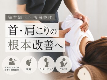 カラダ-メンテナンス整骨院の写真/デスクワークやスマホで固まった首肩に。深層筋×姿勢へのアプローチで、つらさを繰り返しにくい身体へ◎