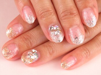 ペペネイル アイラッシュ(PePe.naileyelash)/シンプルビジューコース