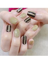 プライズアイリス アイラッシュ 池袋東口店(prize Iris eyelash)/ストライプネイル【池袋】