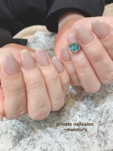 プライベート ネイルサロン マーマ(murmur)/ポイントビジューネイル