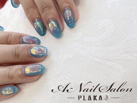 うるうるブルーnail