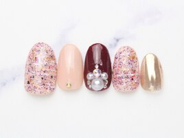 ツイードネイル初回￥7500