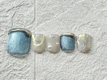 FOOTネイル ¥9980 クリアリング