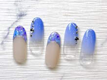 ネイルサロン インプレス(Impress)/紫陽花ネイル