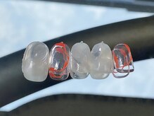 ゆびノさき イバラキシ(ibarakishi)/差し色ニュアンスネイル