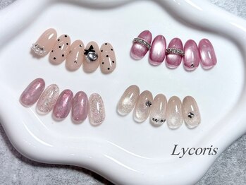 リコリス 柏店(Lycoris)の写真/【ジェルオフ無料】韓国・ワンホン/ニュアンスdesignそれぞれテイストが異なるお得な定額コースをご用意★