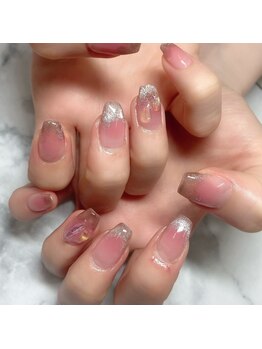 流行りの純欲ネイル♪