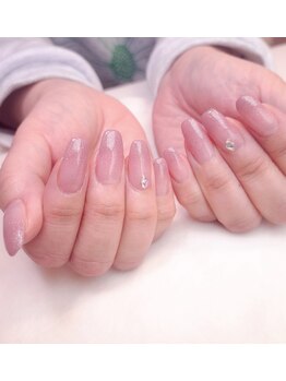 ピオニーネイル(peony nail)/ラメグラデーション