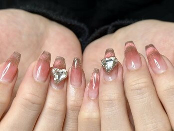 ウサギネイル 新大久保店(usagi nail)/ハートネイル