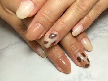 フィルイン　レオパード柄