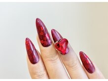 エミラボーテ 天王寺(Emi la beaute)/ハート埋め込みネイル