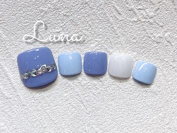 ネイルアンドまつ毛エクステ ルーナ イオンモール東久留米店/フット定額8900円