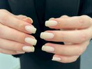 ラメフレンチネイル