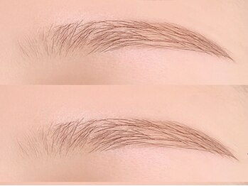 ポー(Po)の写真/口コミ高評価◎トレンド並行眉や太アーチ眉等お任せデザイン♪【眉毛×まつ毛で黄金比◎】
