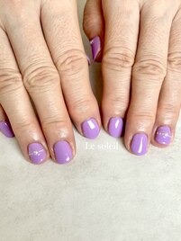 パープルネイル　byあやか