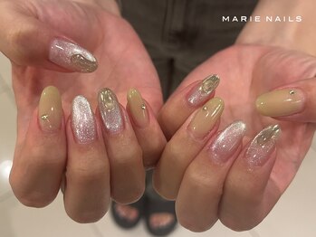 マリーネイルズ 心斎橋店(MARIE NAILS)/新規様¥7,700 ミラー0925c