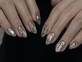 個性派シンプルネイル