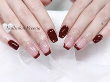 フリージア(Freesia)の雰囲気(マグネットネイル/ワンカラー/オフィスネイル/パラジェル)