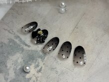 ククル(KUKURU)/ドットフレンチ×リボンワンホン