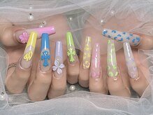 ネム(NEM.)/【たっぷり春ネイル】