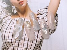 ネイルサロンフォーユー(for u)/大理石×ニュアンス