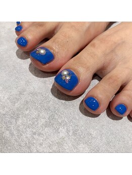 ヴィヴィアンビューティ ネイルアンドアイ Viviean Beauty Nail & Eye/ワンカラーフットネイル