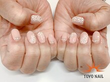 トヨネイル(TOYO NAIL)/フラワーレースネイル☆